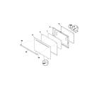 Tappan TEF303BWB door diagram