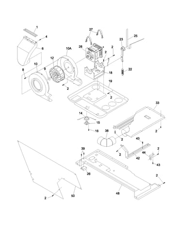 Motor/blower/belt