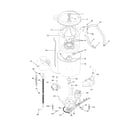 Frigidaire FGX831CS0 motor/tub diagram
