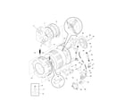 Kenmore 41724182300 tub/motor diagram