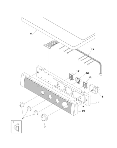 Controls/top panel