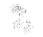 Frigidaire PLCS389DCB door diagram