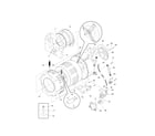 Kenmore 41743042300 tub/motor diagram