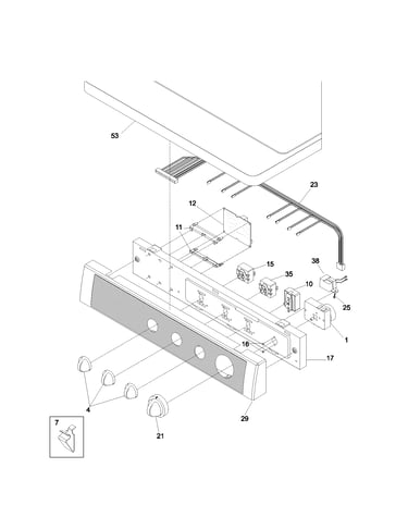 Controls/top panel
