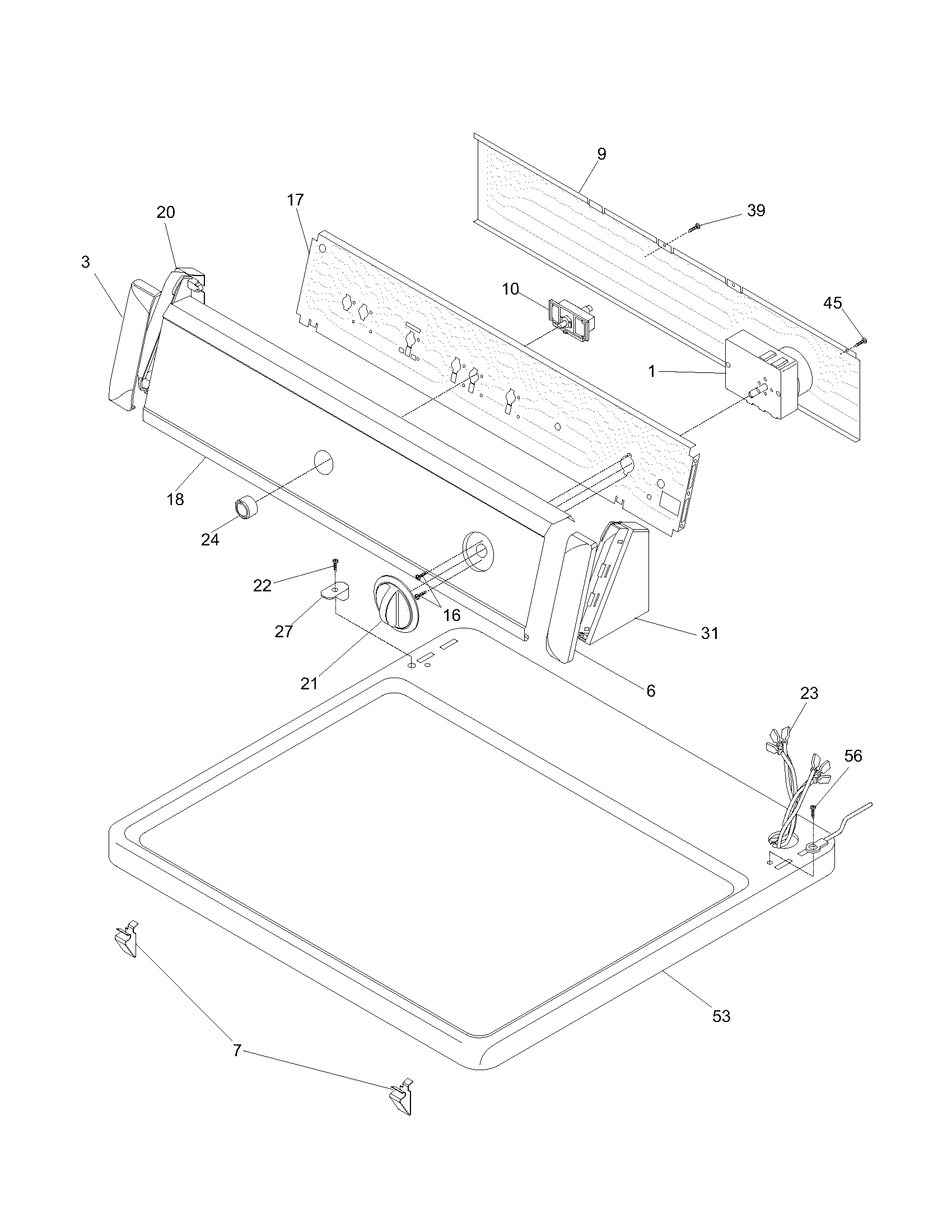 Controls/top panel