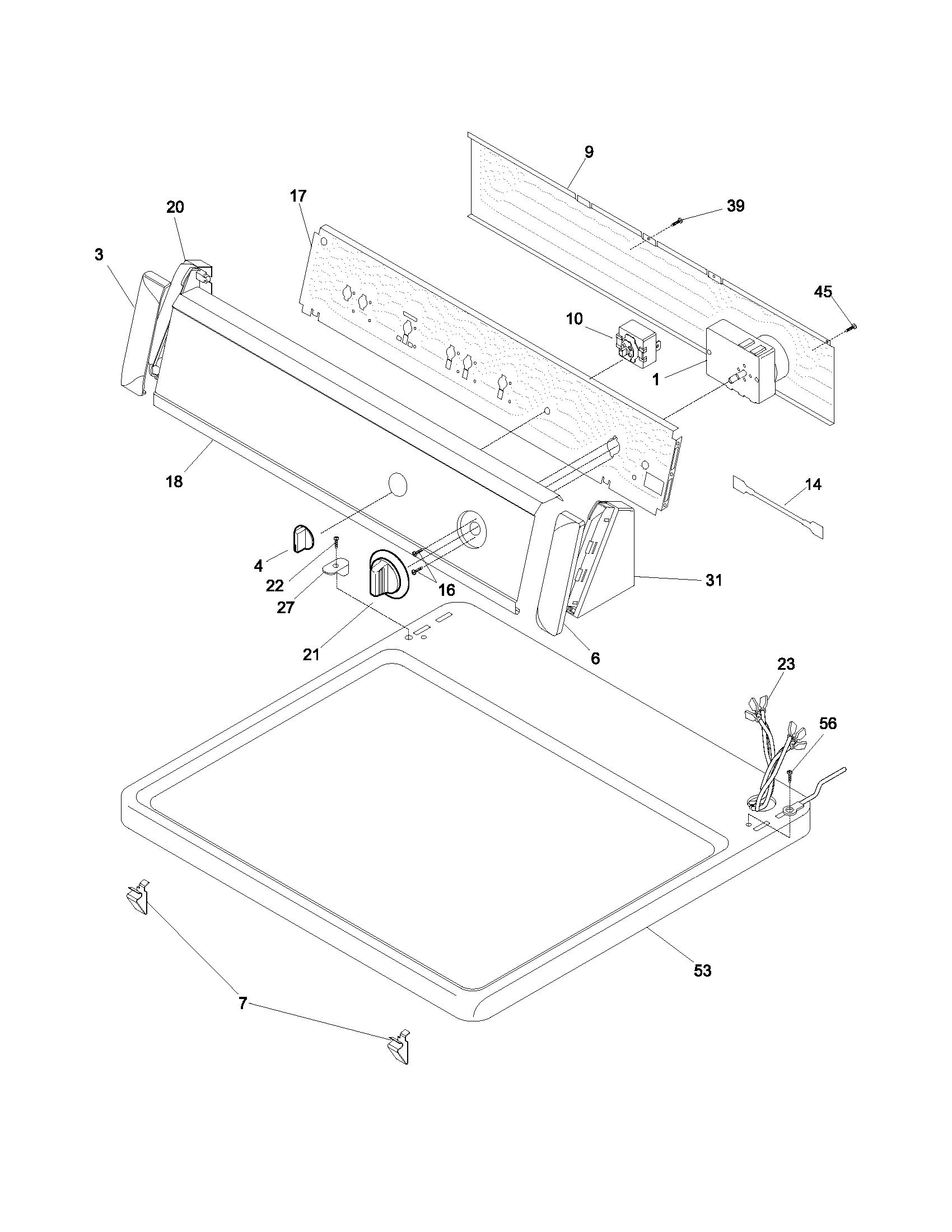 Controls/top panel