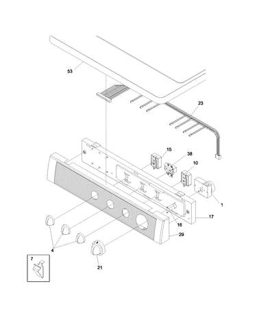 Controls/top panel
