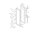 White-Westinghouse WRS23MF5AS9 refrigerator door diagram