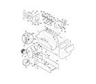 White-Westinghouse WRS23MF5AS9 ice container diagram