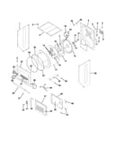 Upper cabinet/drum heater