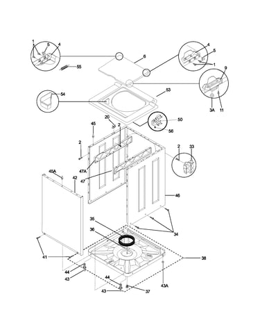 Lower cabinet/top