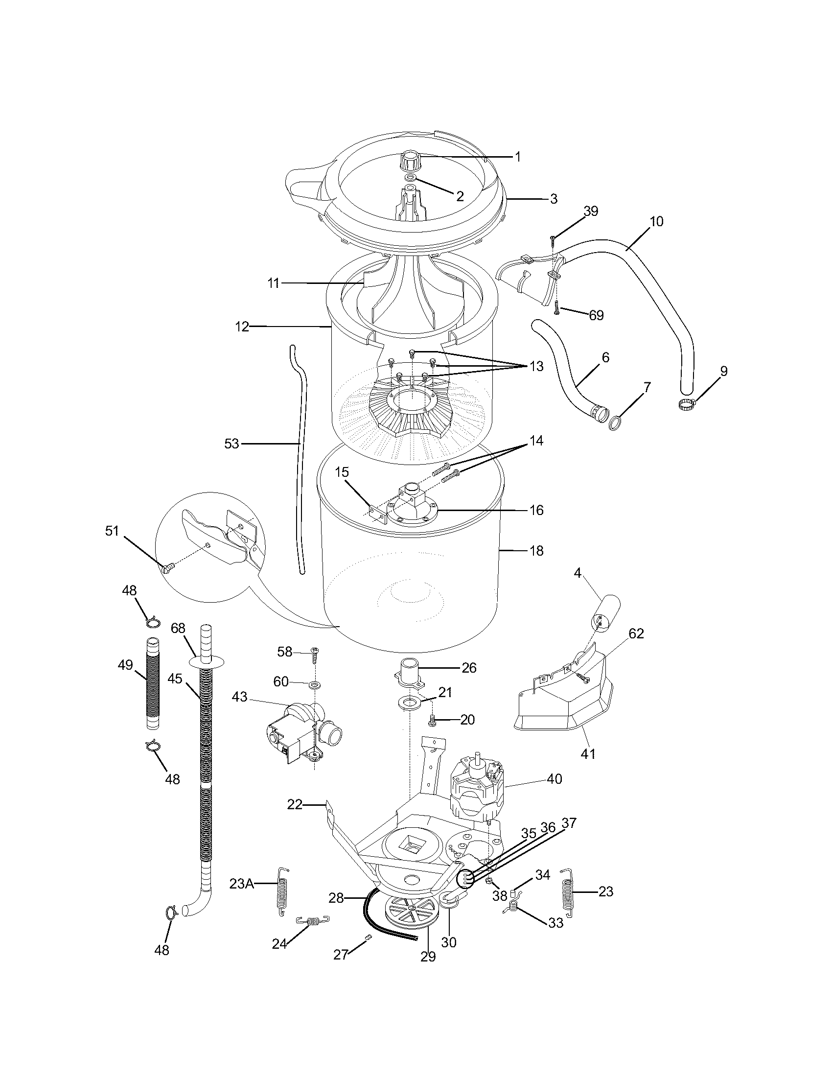 MOTOR/TUB