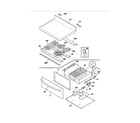 Frigidaire FEFL89CCB top/drawer diagram