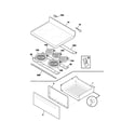 Frigidaire FEFL78CSC top/drawer diagram