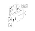 Frigidaire PLD2560LCC1 door diagram