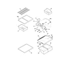 Kenmore 25331143303 shelves diagram