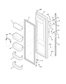 Refrigerator door