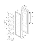 Refrigerator door