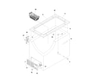 Frigidaire FFC07K1CW3 cabinet diagram