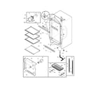 Kenmore 25323024102 cabinet diagram