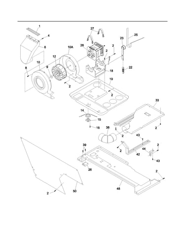 Motor/blower/belt