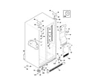 Kenmore 25354703400 cabinet diagram