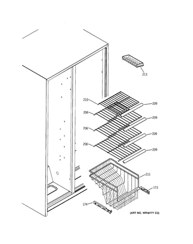 Freezer shelves