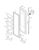 Refrigerator door