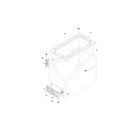 Frigidaire FFC05M0AW3 cabinet diagram