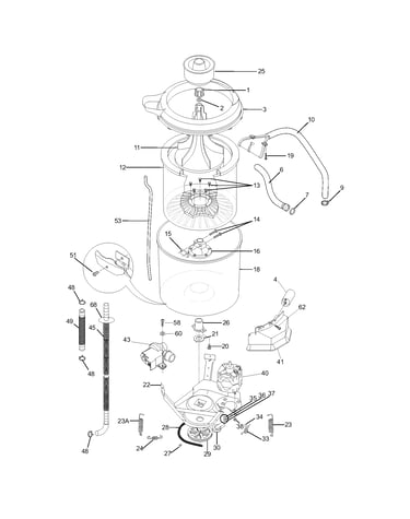 Motor/tub