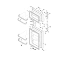 Frigidaire FRT18B1BW4 door diagram