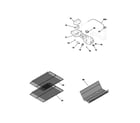 Frigidaire FRT18B1BW4 shelves diagram