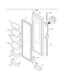 Refrigerator door