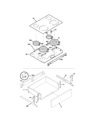 Top/drawer