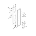 Frigidaire FRS26R2AW9 freezer door diagram