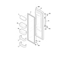 Frigidaire FRS26RBCW2 refrigerator door diagram