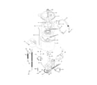 Frigidaire GSWS9331DS0 motor/tub diagram