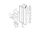 Frigidaire FSC23F7DW0 refrigerator door diagram