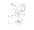 White-Westinghouse SWSG1031DQ0 lower cabinet/top diagram