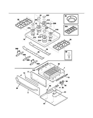Top/drawer