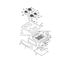 Kenmore 79094213400 top/drawer diagram