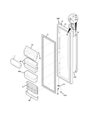Refrigerator door