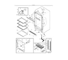 Frigidaire FFU20IC8CW3 cabinet diagram