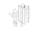 Frigidaire FSC23R5DB1 refrigerator door diagram