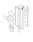 Refrigerator door