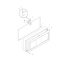 Frigidaire FFC1311DW0 door diagram