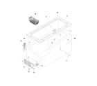 Frigidaire FFC1311DW0 cabinet diagram