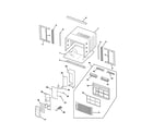 Kenmore 25374131400 cabinet/front/controls diagram