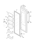 Refrigerator door