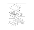 Kenmore 5995408571 top/drawer diagram